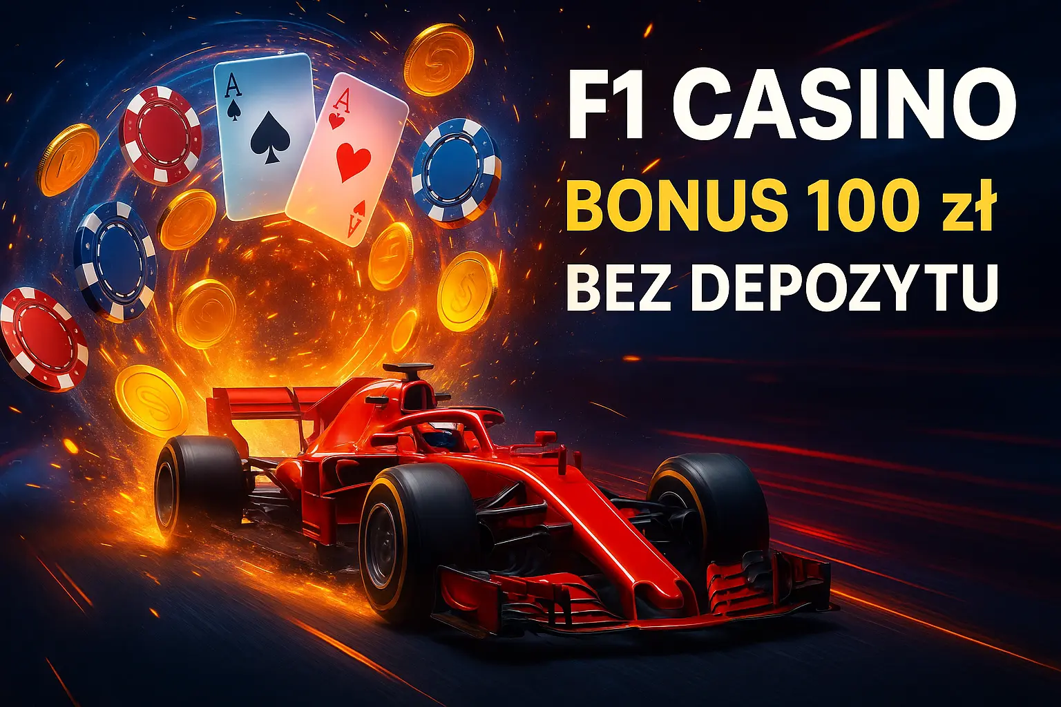 F1 Casino recenzja bonus 100 zł bez depozytu i oferta VIP